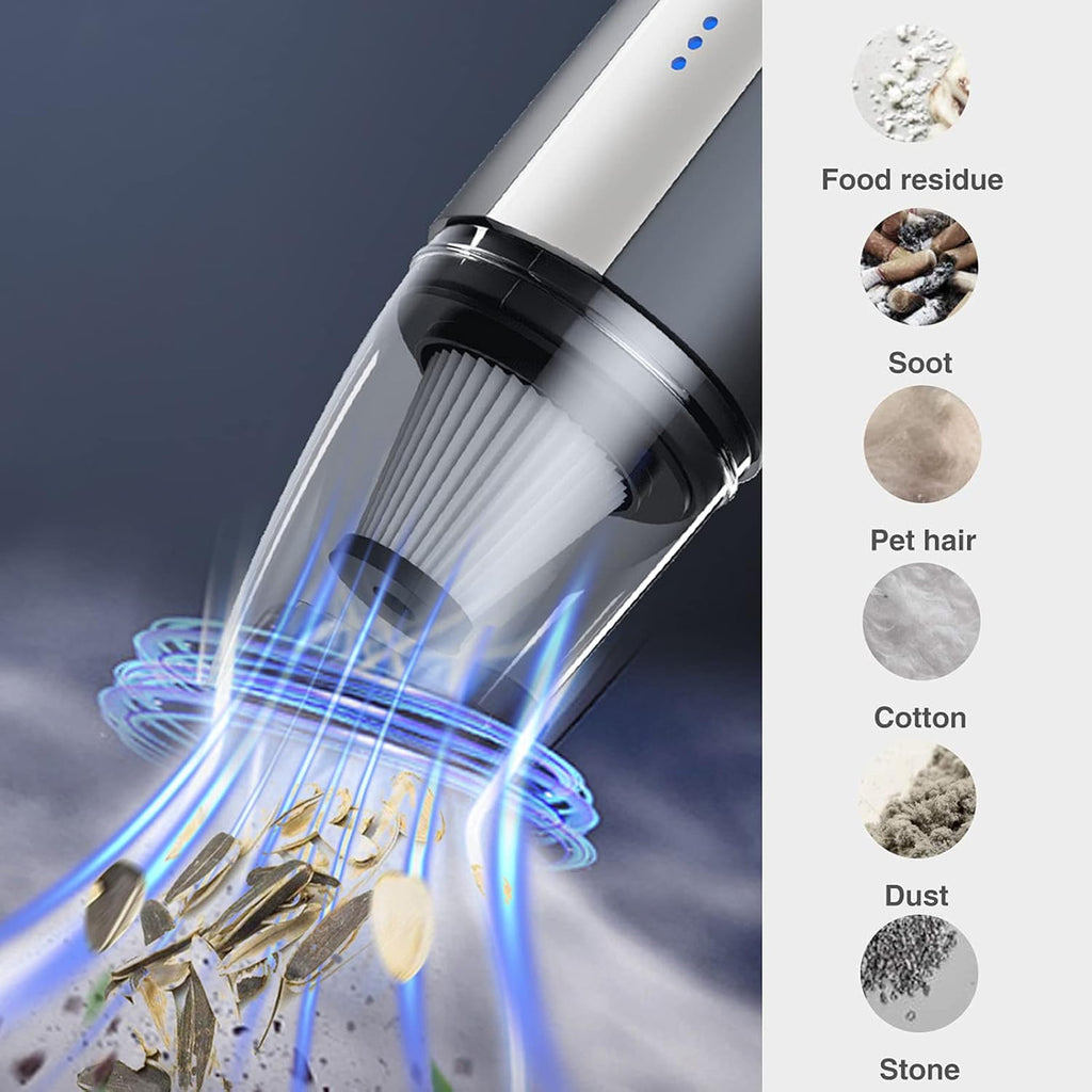 Handheld Vacuum Car Cleaner Cordless 4500pa 2000mAh Pack of 2 G17658