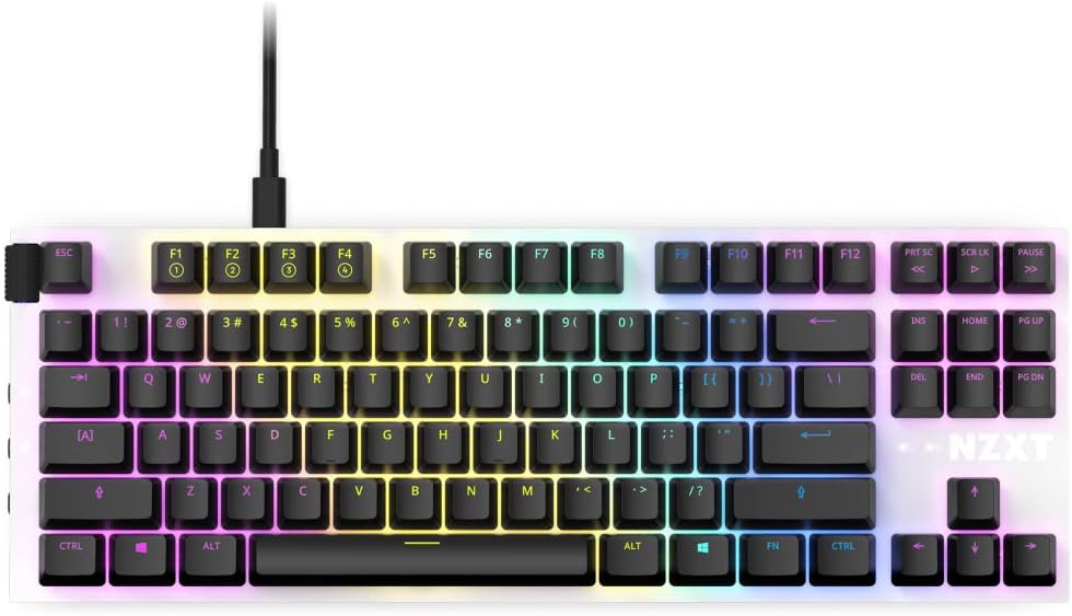 Black Mechanical Keyboard with Hot Swappable Switches A6277