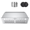 30 inch Built-in Stainless Steel Range Hood with Light Z50742