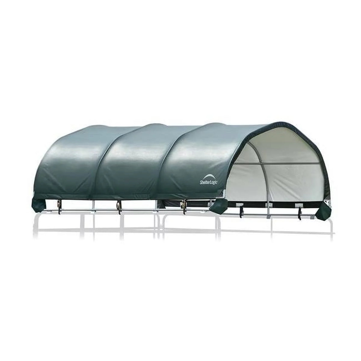 Green Powder Coated Corral Shelter N56816