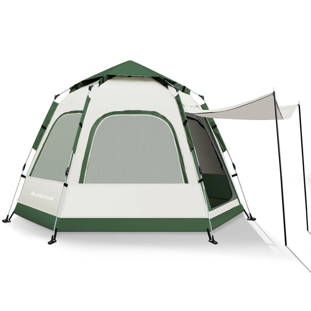 6-8 Person Tent with Removable Rain Fly and Carrying Bag I23152