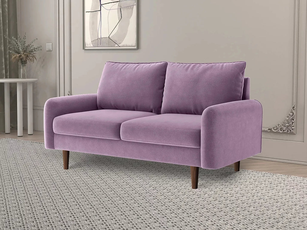 Lavender Pink Sectional Sofa A155