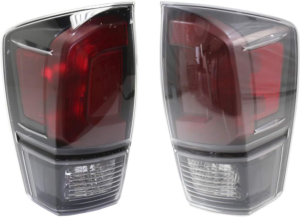 Toyota Tacoma Tail Light Pair Black T1871
