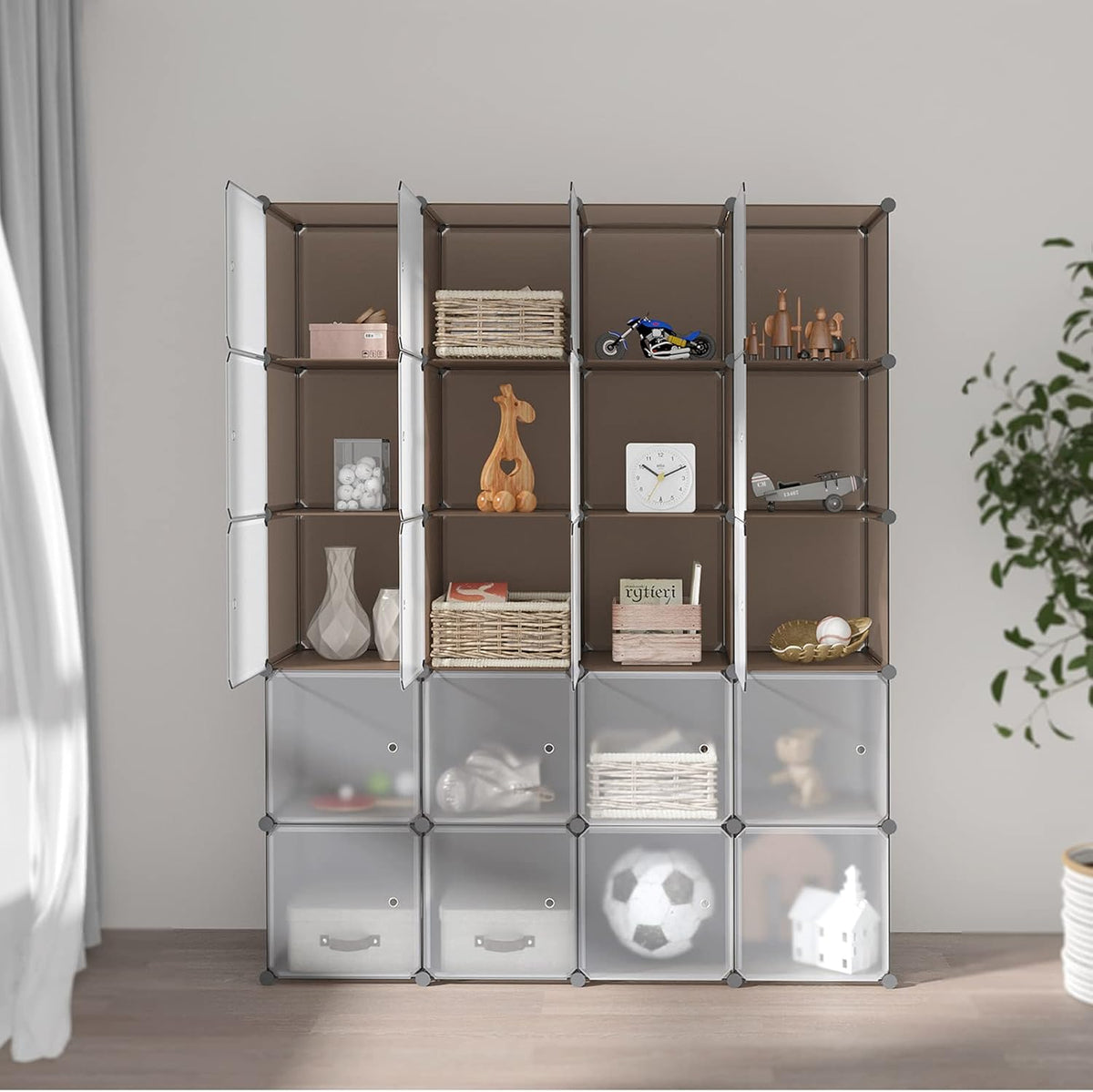 20 Cube Plastic Storage Organizer H6477