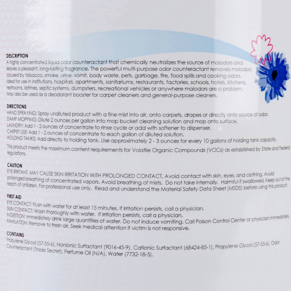 1 Gallon Deodorizing Fluid D7674