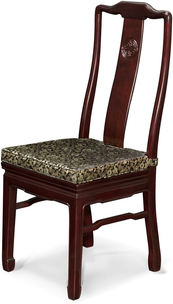 60 Inch Round Dark Cherry Dining Table with 8 Chairs W69343