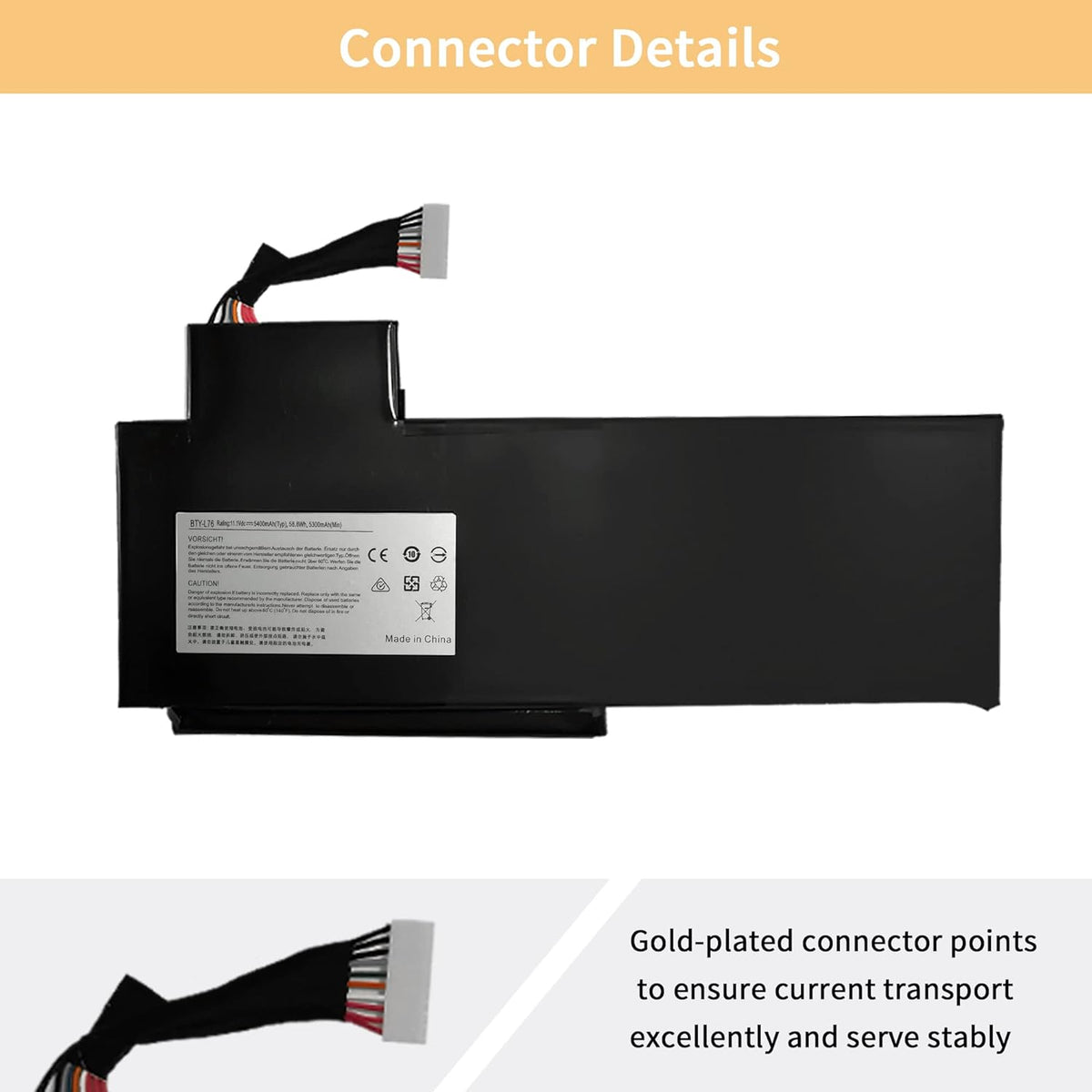 Replacement Laptop Battery Pack of 2 D80404