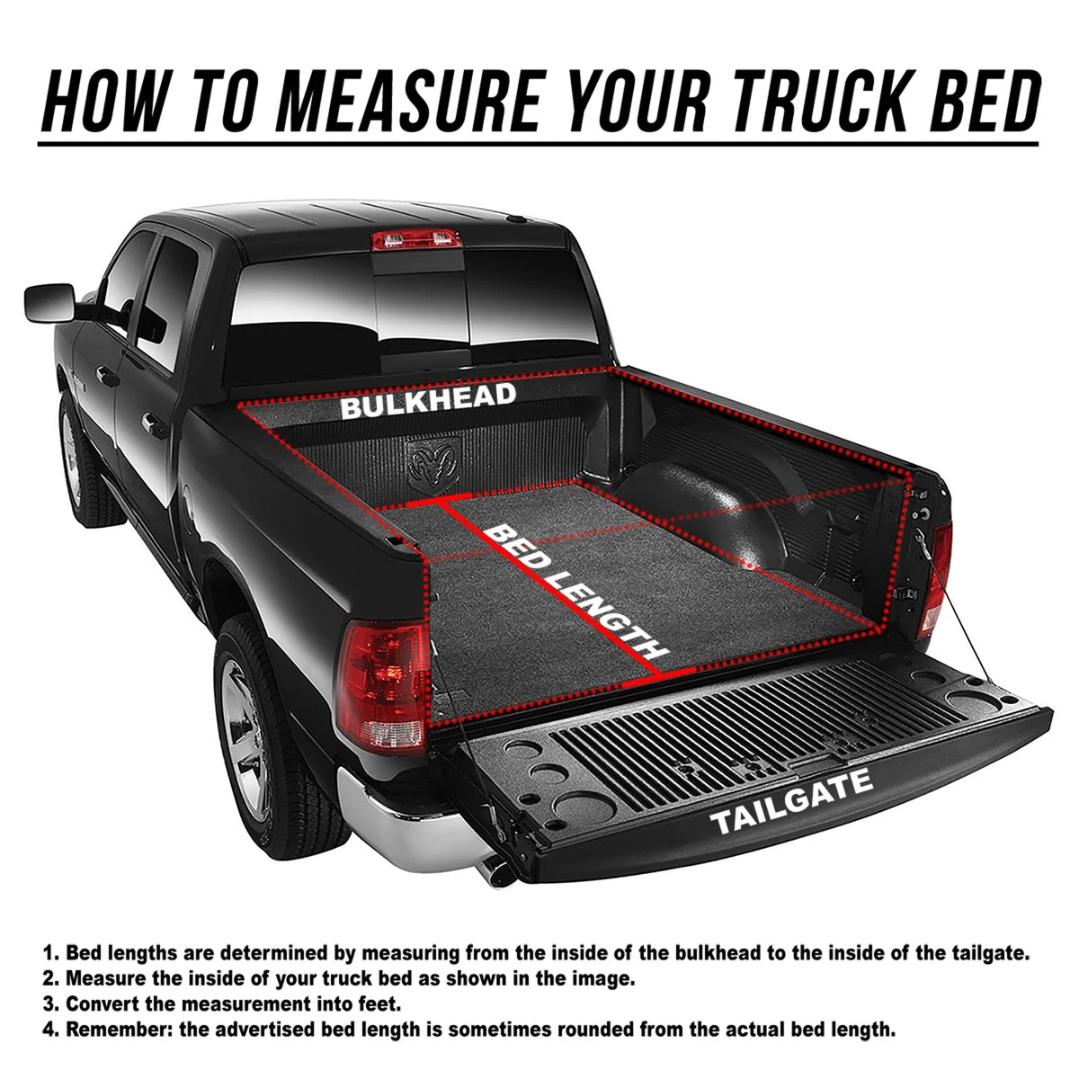 Matte Black Soft Roll-up Tonneau Cover T20088