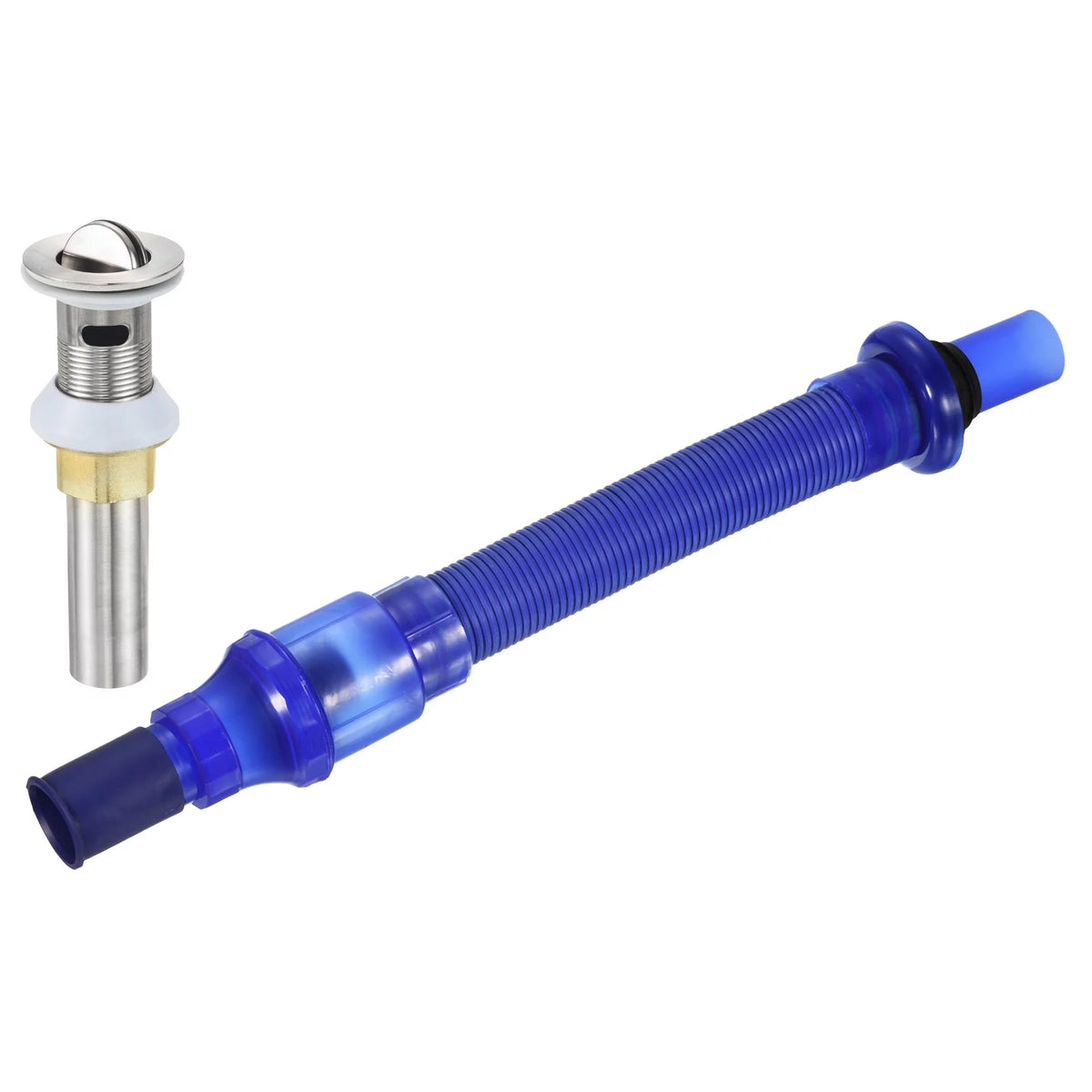Silver Drain Stopper Sink Strainer with Pipe E7797
