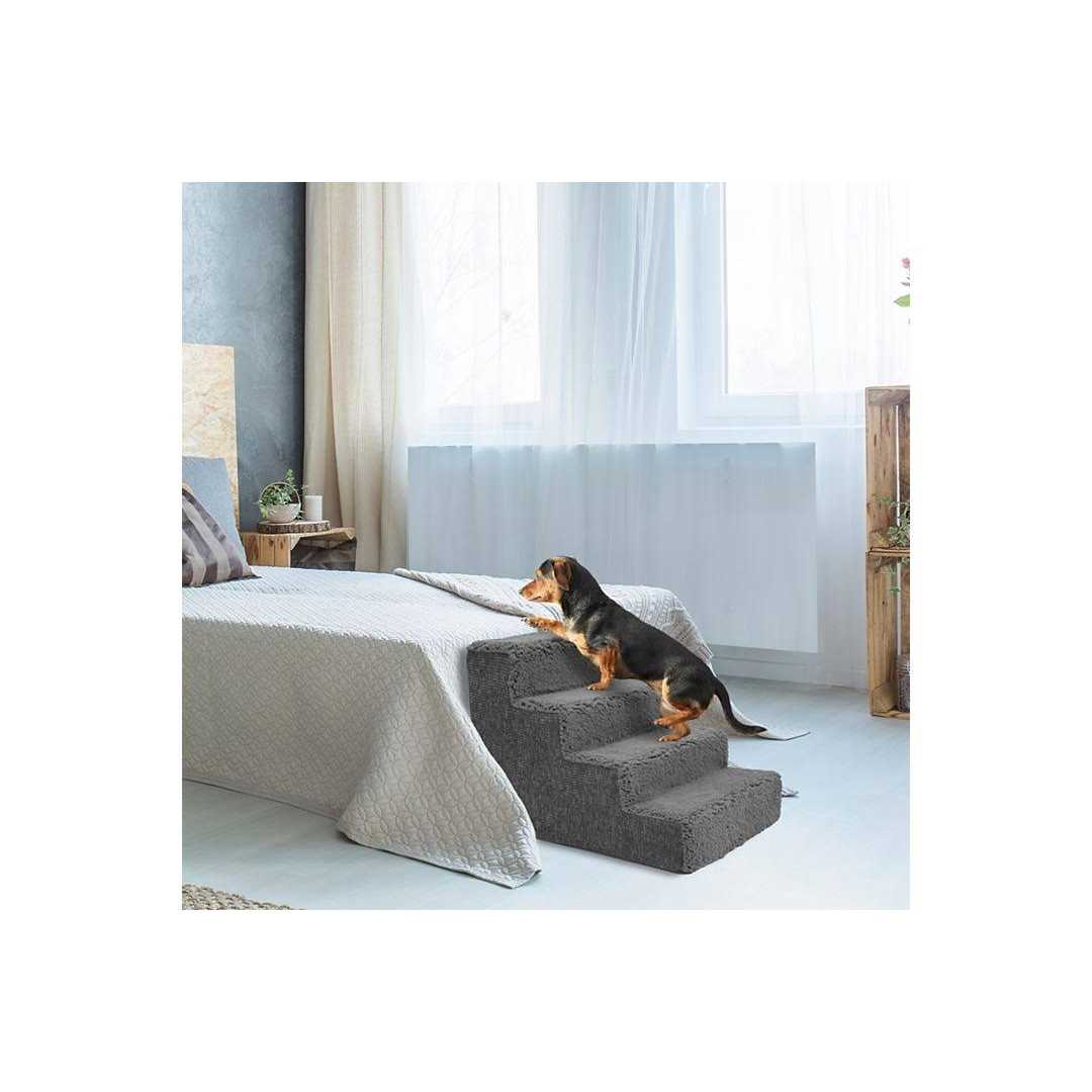 High Density Foam Sherpa Top Pet Steps K271