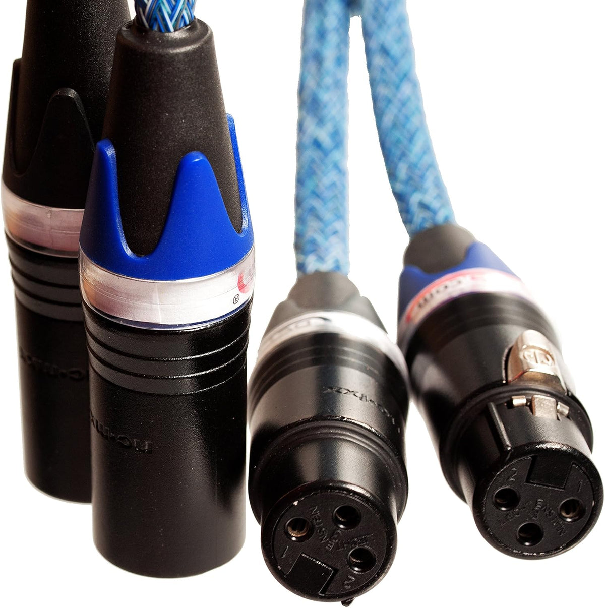 Blue XLR Cable Stereo Pair 2 Cables A394129