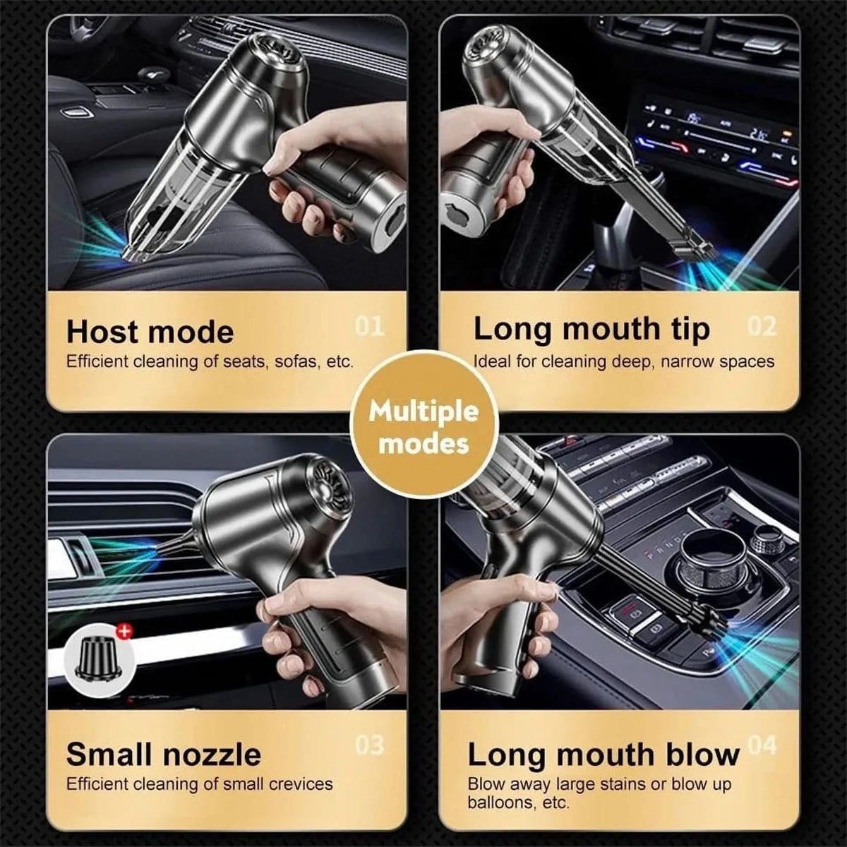 Xiaomi 95000Pa 3 in 1 120W Car Wireless Vacuum Cleaner P363