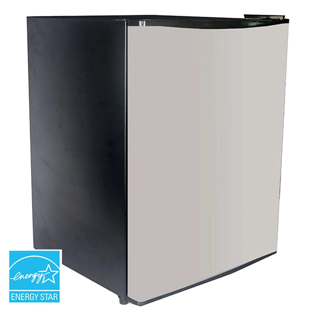 Compact Refrigerator Black On Stainless T212911