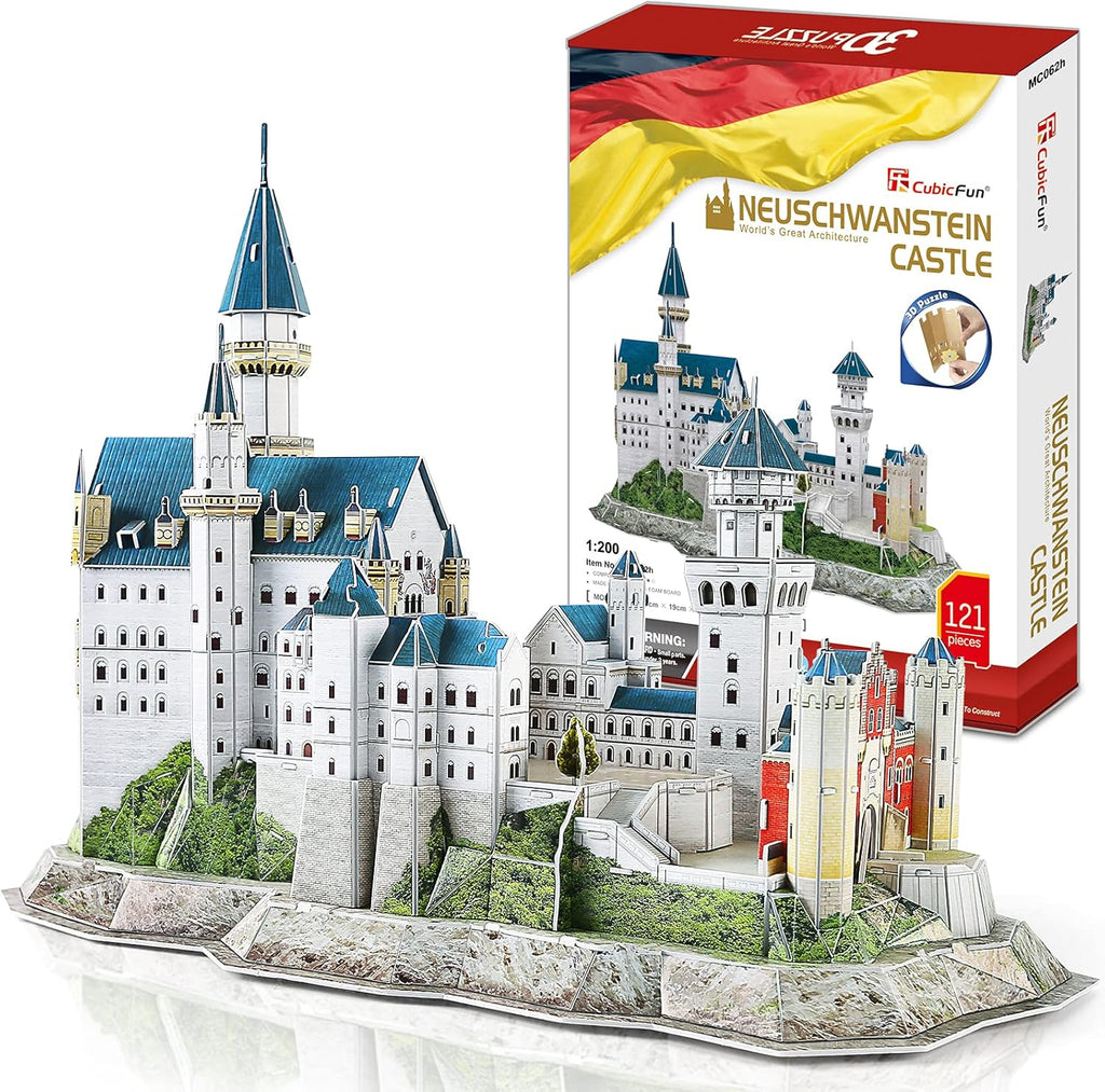 3D Puzzle Notre Dame de Paris Cathedral Model Kit, 293 Pieces Pack of 2 U2456