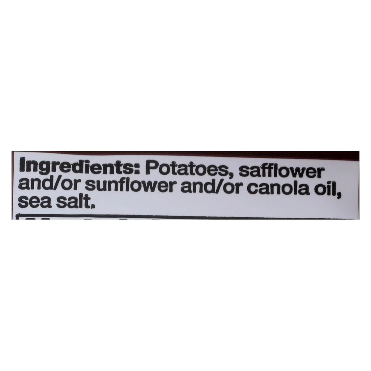 Sea Salt Potato Chips V423001