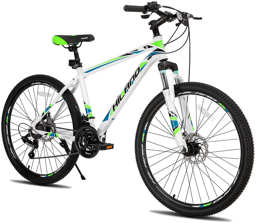 Black 21 Speed Aluminum Mountain Bike Q3409
