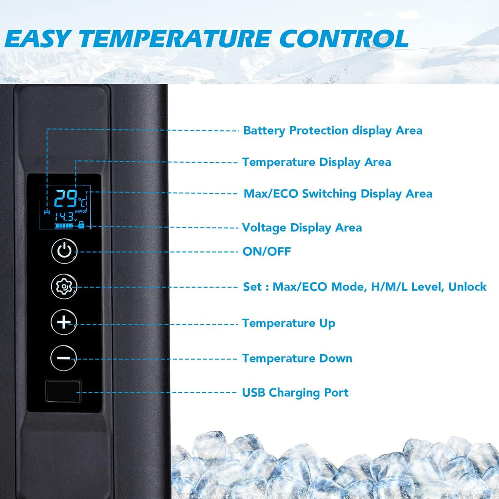 20QT Portable Refrigerator Freezer Cooler D917172