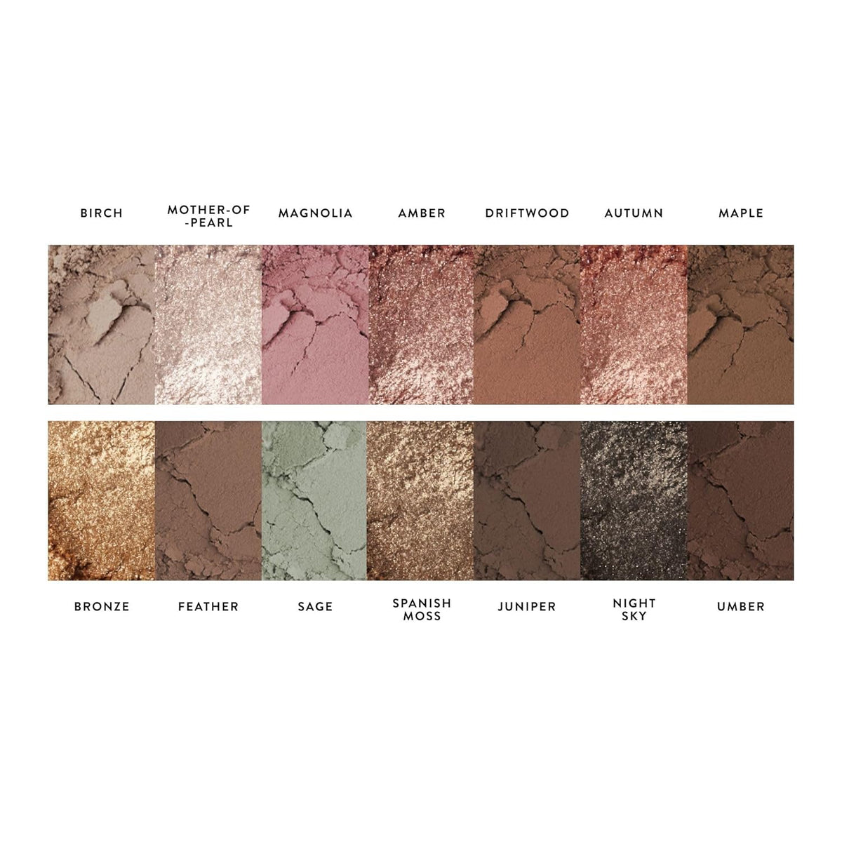 14 Pigmented Eyeshadows Palette N1222