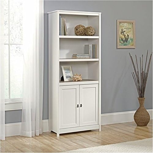 3 Shelf Bookcase in Soft White F96869
