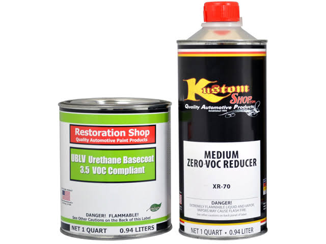 White Low VOC Urethane Basecoat Car Paint Kit V373572