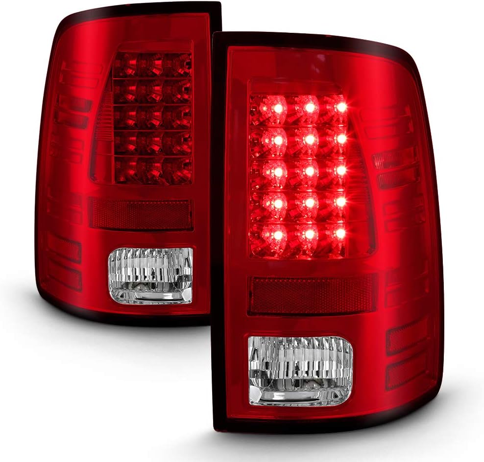 Black Smoked LED Tail Lights for Dodge Ram 1500 2500 3500 A72249
