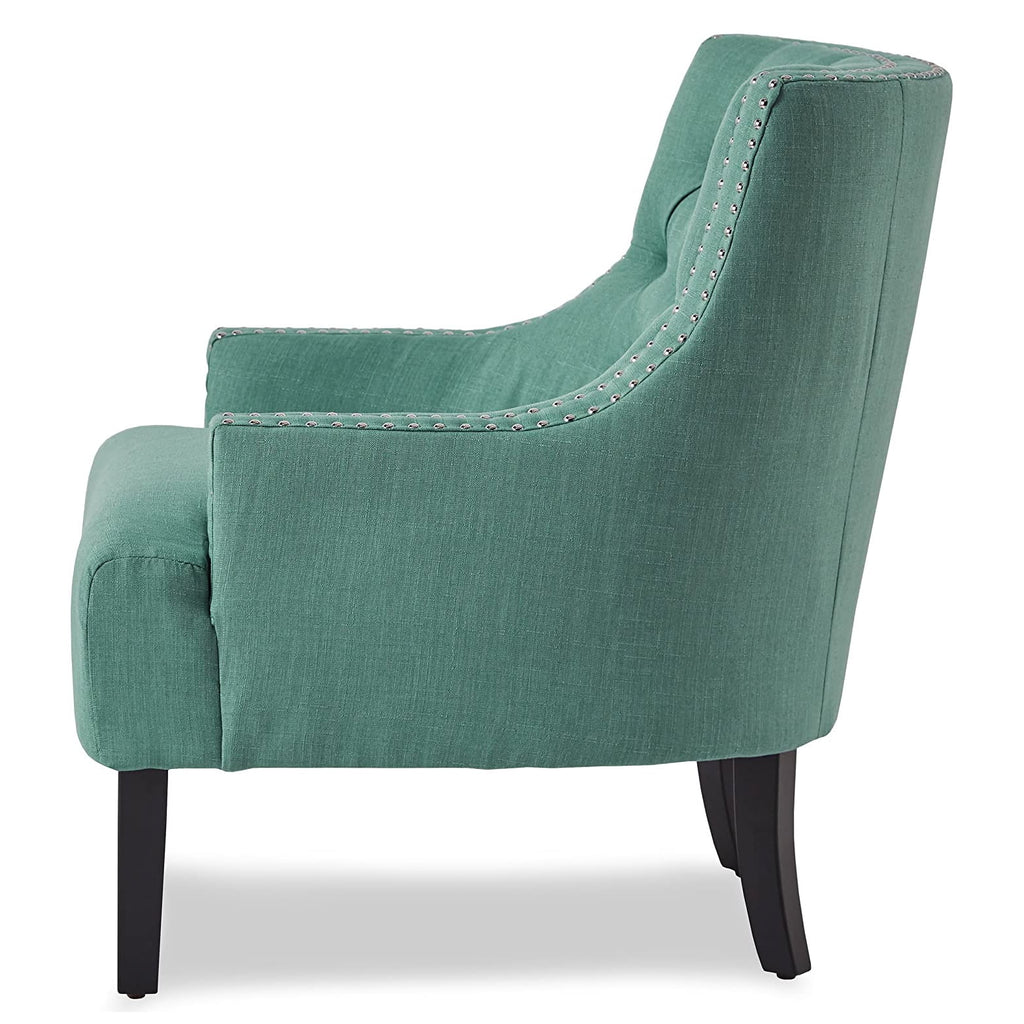 Teal Upholstered Tufted Accent Chair M7090
