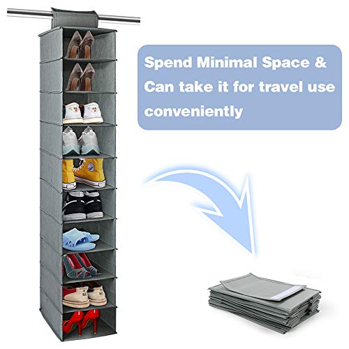 10-Shelf Hanging Shoe Organizer U141793