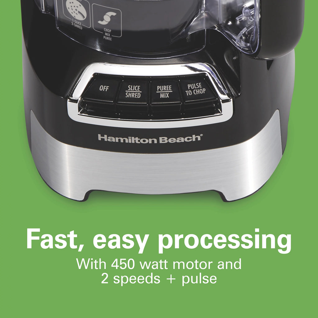 10 Cup Black and Stainless Food Processor V1008