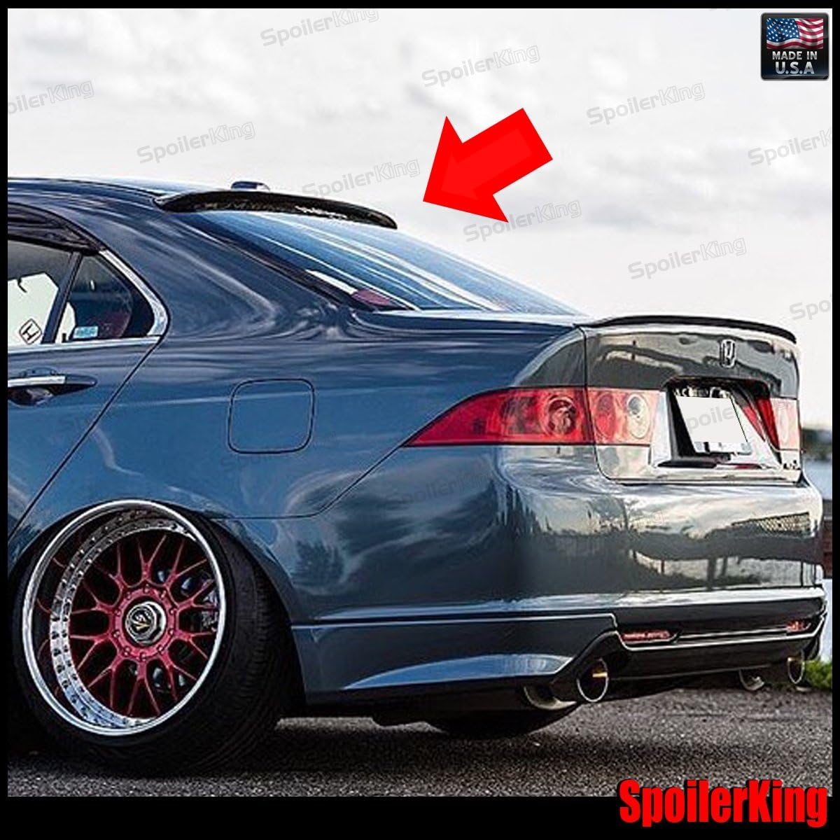 Roof Spoiler compatible with Acura TSX CL9 2004-2008 W276544