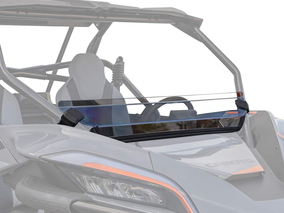 Clear 1/4 Polycarbonate Half Windshield I515