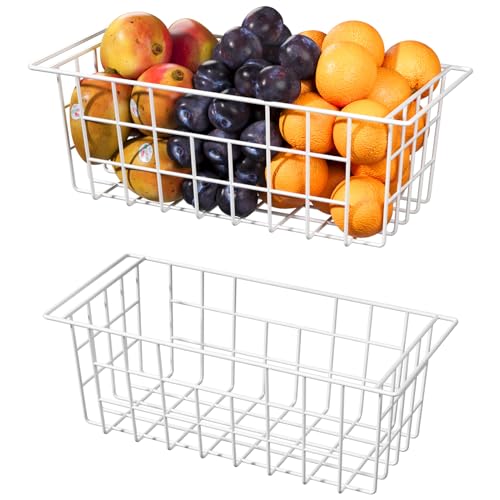 2 Pack 17.5 Inch Freezer Storage Bins with Handles C50534