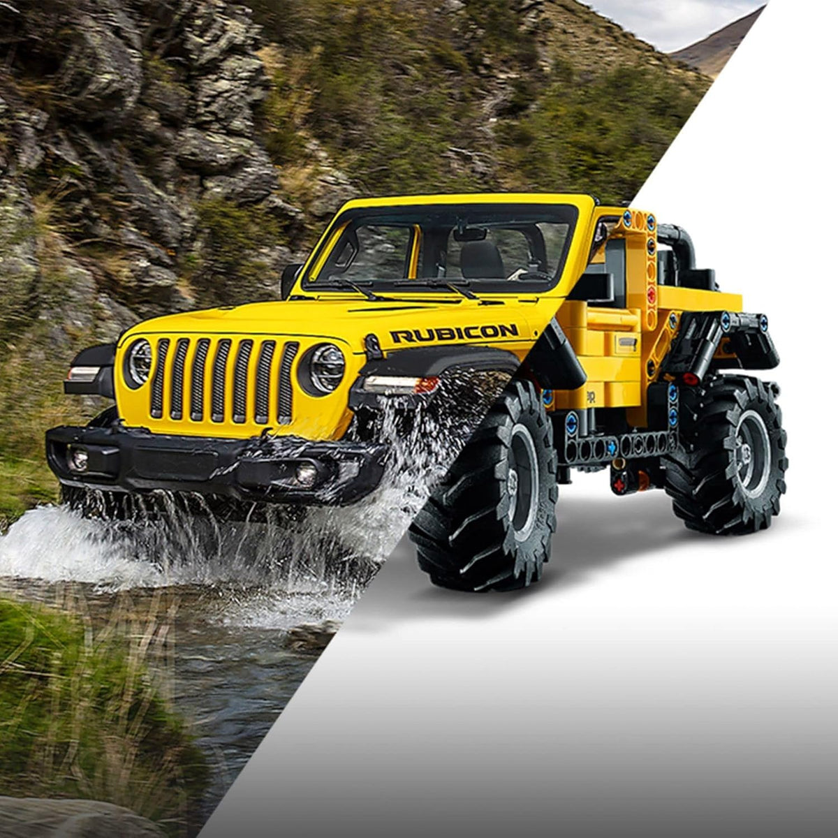 LEGO Technic Jeep Wrangler 4x4 Toy Car 42122 Model Building Kit G90561