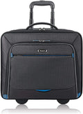 Black Blue Rolling Overnight Case T802