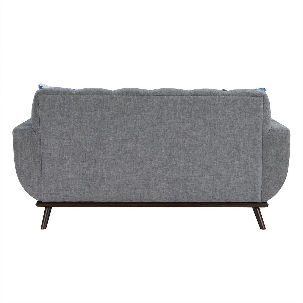 2-Piece Tufted Sofa Set in Gray X818423