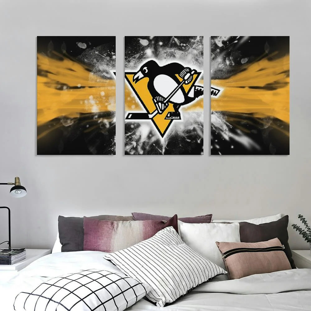 Pittsburgh City Sports Team Poster Canvas Wall Art Z2866