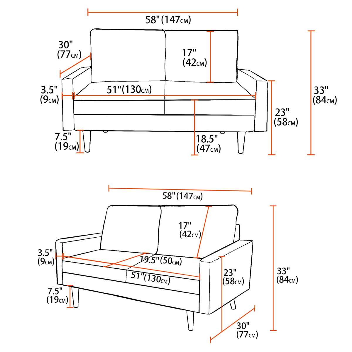 Lavender Pink Sectional Sofa A155