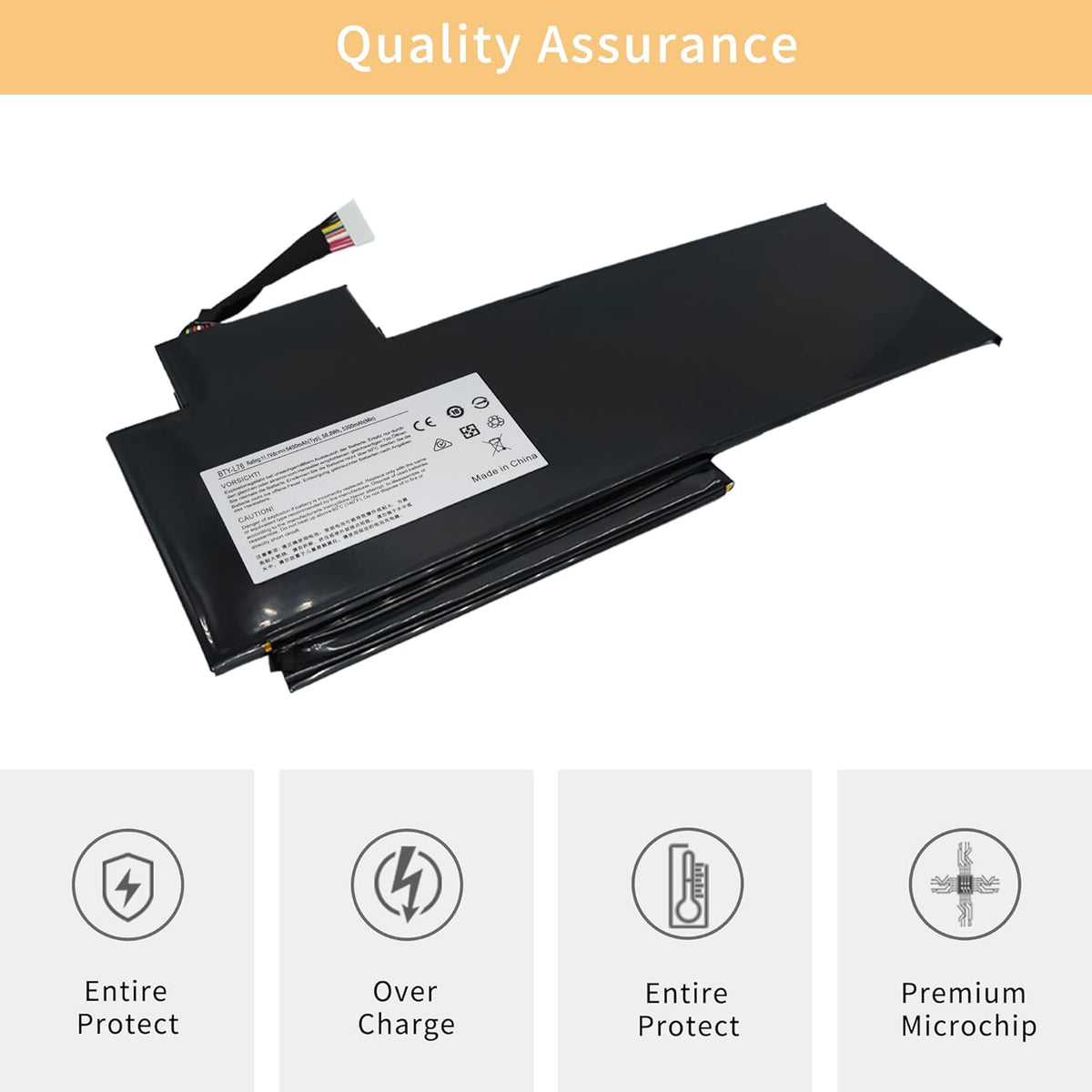 Replacement Laptop Battery Pack of 2 D80404