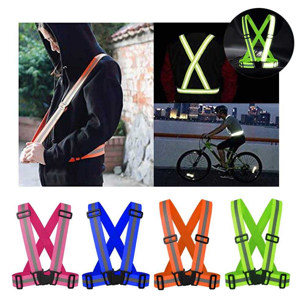 Reflective Vest with Hi Vis Bands Adjustable D601810
