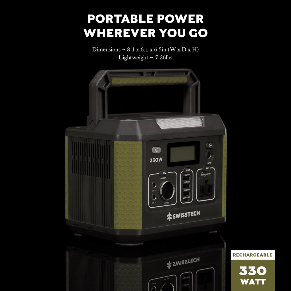 Portable Power Station 288.6Wh Solar Powered Battery P402382