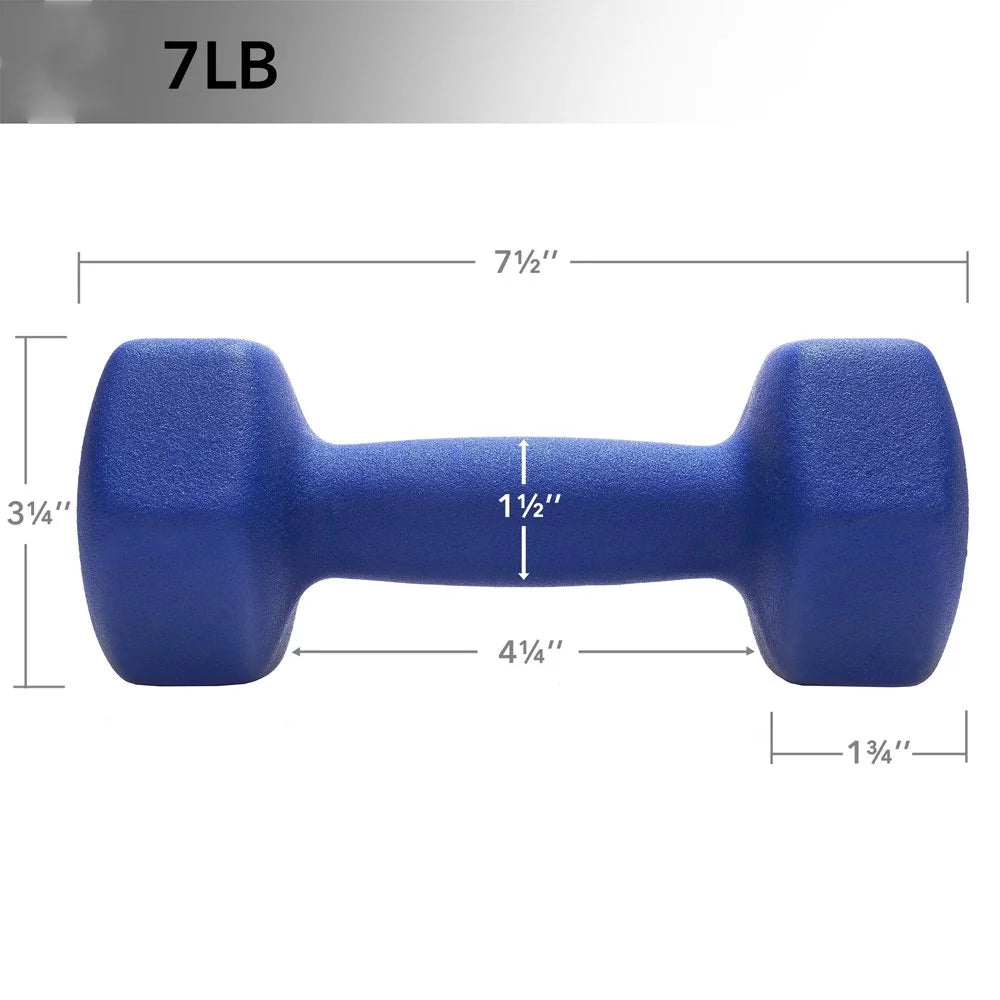 Neoprene Coated Hex Dumbbell Set L68491