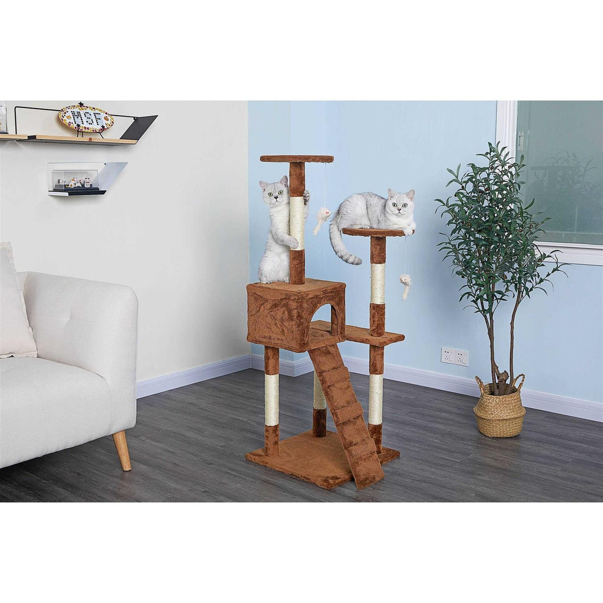 Cat Tree Condo with Sisal Covered Posts K692352