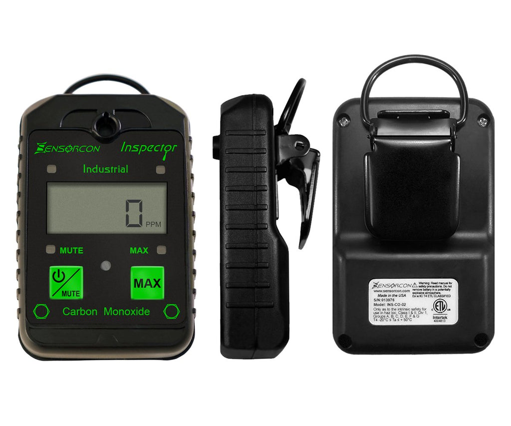 Industrial CO Carbon Monoxide Monitor with Visual Audible and Vibrating Alerts E520