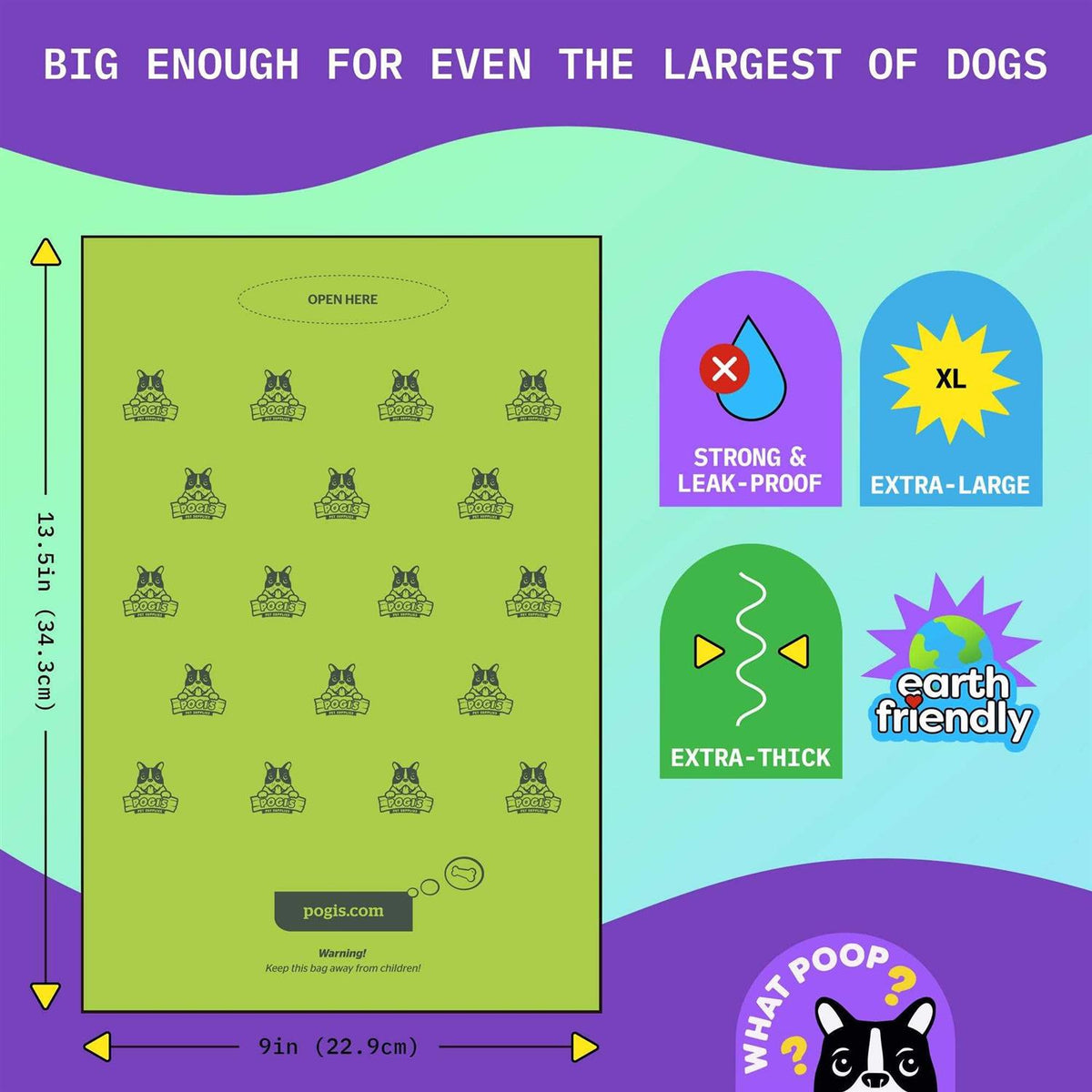 500 Dog Poop Bags K379