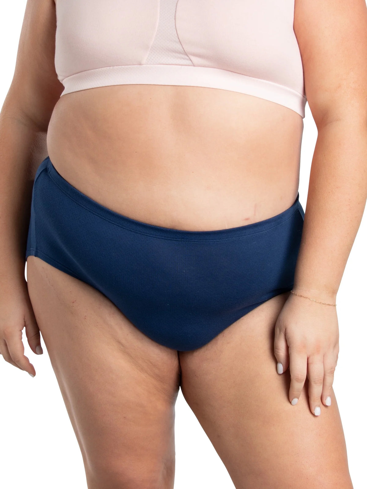 Plus Size Cotton Brief Underwear 10 Pack D415845