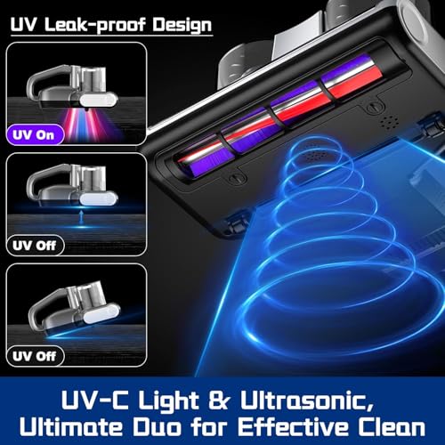 Cordless Mattress Vacuum Cleaner with 16Kpa Suction, UV-C Light, HEPA Filtration M1793