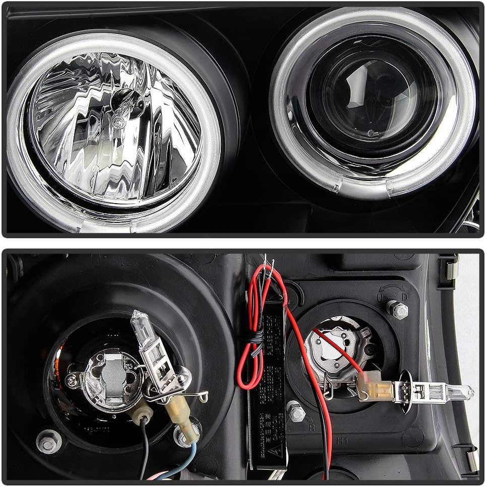 Black Housing Projector Headlights Headlamps S89298