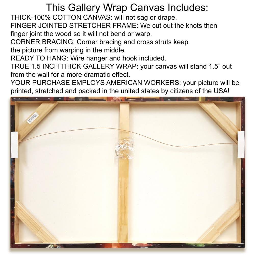 Fine Art Giclee Print on Wrap Canvas B775