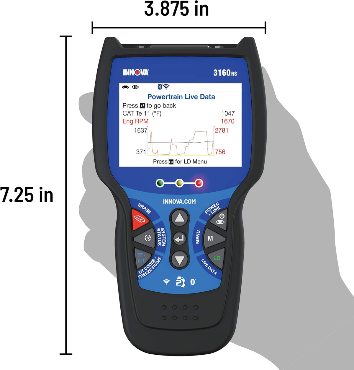 OBD2 Scanner Car Code Reader with Live Data Q257