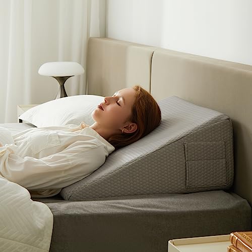 8 inch Cooling Memory Foam Wedge Pillow B593
