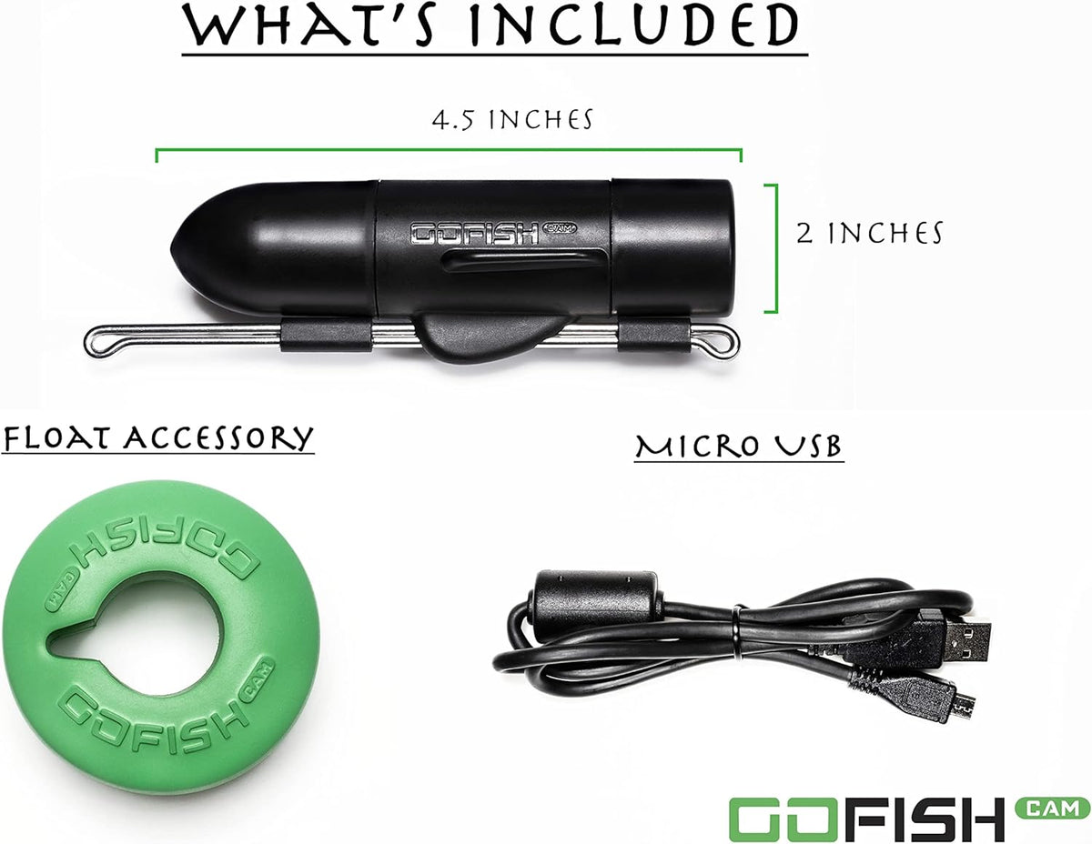 Black Wireless Underwater Fishing Camera N430